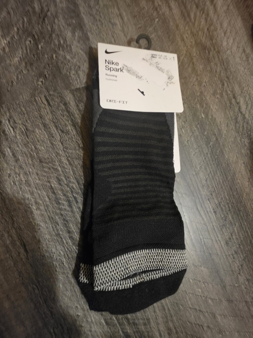 Nike Spark Running Men's Performance Athletic Socks L